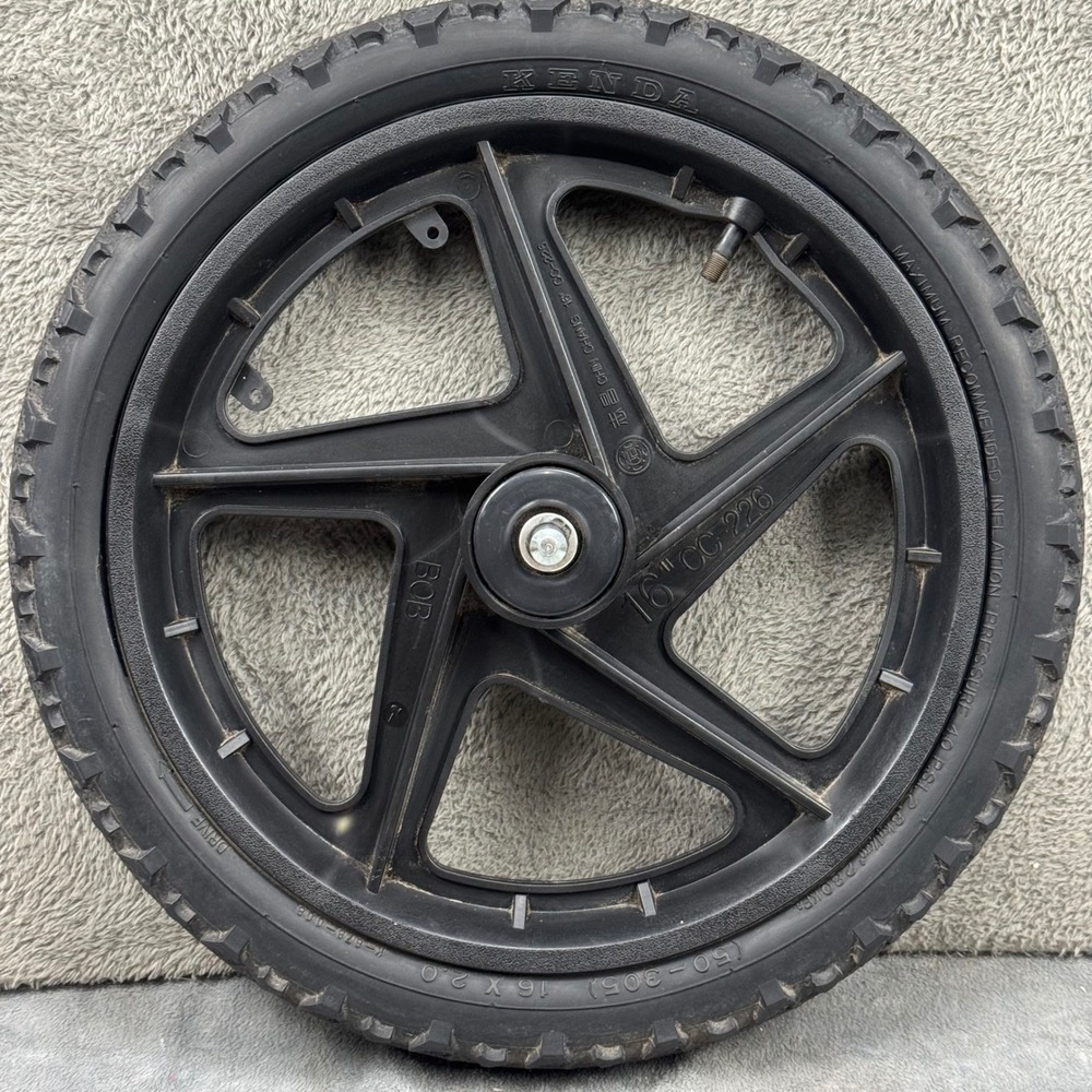 BOB Stroller Rear Wheel 16" Kenda Tire Black Excellent Revolution Jogger Part